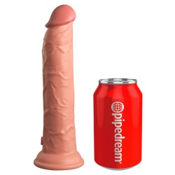 9“ Dual Density Silicone Cock by King Cock - Pipedream - or-05467470000