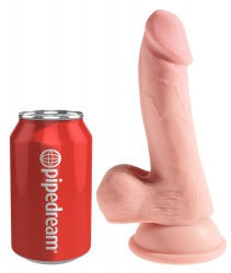 King Cock 6.5" Triple Density Cock lichte huidskleur - or-05454900000