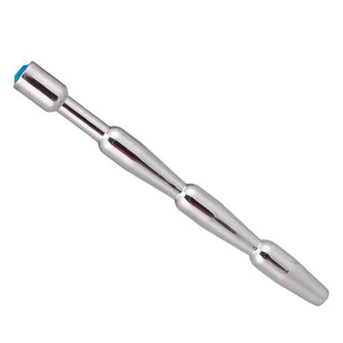 11.3 cm Long Metal Jewel Penis Head Plug Ø9mm - mae-sm-096b