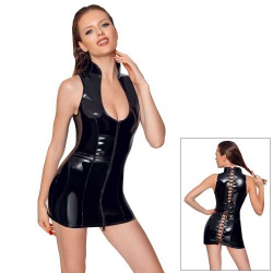 Lack Kleid mit tiefem Ausschnitt von Black Level - or-285153910