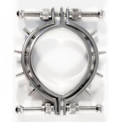 Stainless Steel Pussy Clamps With Spikes by Black Label - du-139346