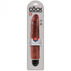 Dunkle Hautfarbe King Cock Vibrating Stiffy 10 von King Cock - Pipedream - or-05421480000