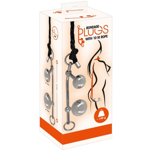 Vaginal-/Analplugs mit Seil von You2Toys - 05391630000