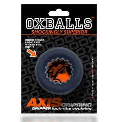Oxballs - AXIS Rib Griphold Cockring black ice - ep-e33474