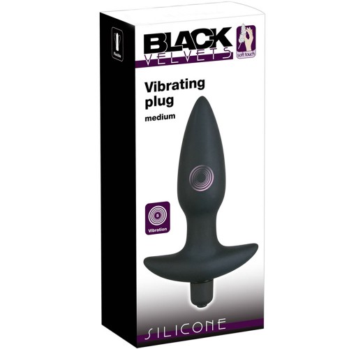Vibrating plug Medium 15 cm - Ø 30 mm von Black Velvets