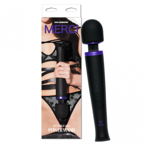 Der Merci Ultra-Powerful Silicone Wand Massager von Doc Johnson