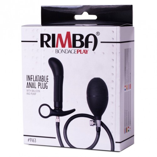 Aufblasbarer Analplug mit Pumpe von Rimba Latex Play - ri-9163