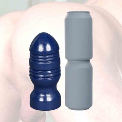 Crack Stuffers Ridged Plug Large Ø78mm - cs-rp03