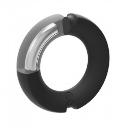 Kink Silicone Cockring Ø 1.38 inch with Metal Inside - sht-2402-18-bx