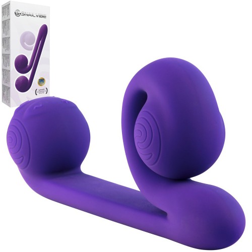 Snail Vibe - Duovibrator met 2 motoren - Paars, Zwart of Roze  - or-05538670000