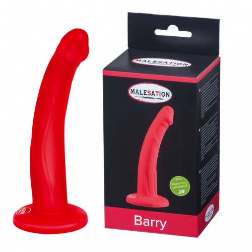 MALESATION Barry Silicone Dildo Red Ø 22 mm - str-600000009913