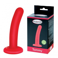 MALESATION Tommy Siliconen Dildo rood - str-600000009919
