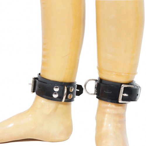 Heavy Latex lockable Anklecuffs by StudioGum - sg-ff