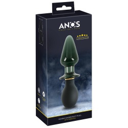 Dubbelzijdige buttplug met vibratie van ANOS - or-05577490000