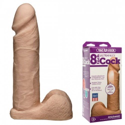 Realistische ULTRASKYN Dildo - 20 cm van Doc Johnson - sh-1015-22-bx