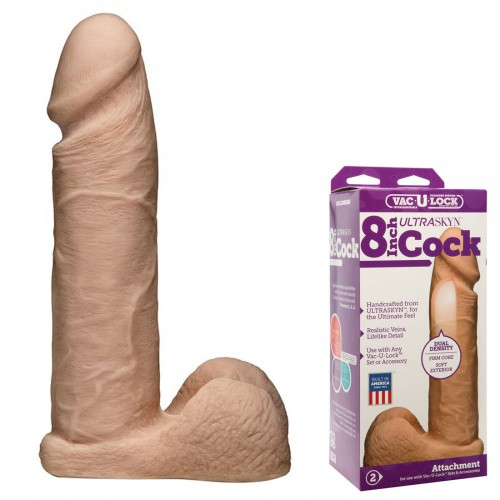 Realistische ULTRASKYN Dildo - 20 cm van Doc Johnson