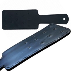 Leather paddle with spikes and spring steel insert - pml-7602