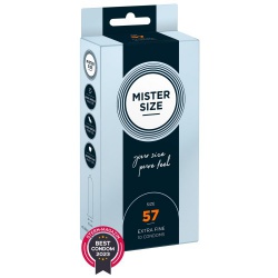 Condoms Mister Size 57 mm - 10 pack - or-04137390000