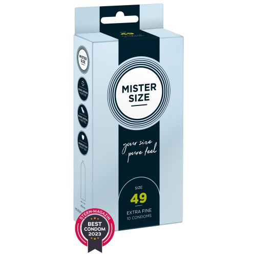 Condoms Mister Size 49 mm - 10 pack - or-04136740000