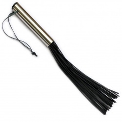 NL-Leather Flogger with 24 leather strands - os-0100-1w24