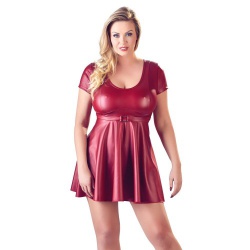 Cottelli Skater dress with a decorative buckle - or-2716992