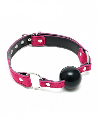 Pink Silicone Ball Gag by Rimba - ri-7961