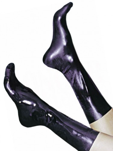 Moulded Rubber Socks in Black by Skin Two - Honour - hr-d163