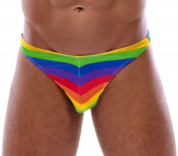 Rainbow-coloured thong by Svenjoyment - or-21117059701