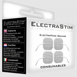 Square Self-Adhesive ElectraPads - em2118