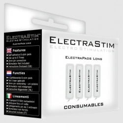 Long Self-Adhesive ElectraPads by Electrastim - em2119