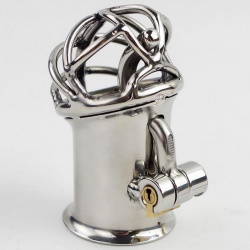 Prins Albert 6mm Lock Chastity Device - mae-pa082