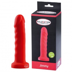 MALESATION Jimmy-dildo rood Ø 36mm - str-600000009925
