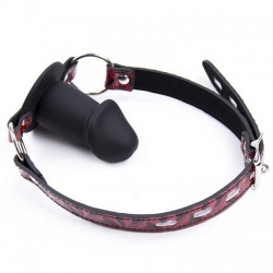 Cock Head Silicone Mouth Gag - bhs-103