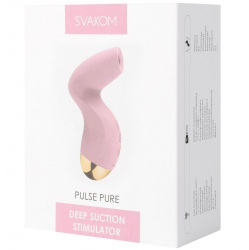 SVAKOM - Pulse Pure - Air Pressure Vibrator - Pink - ep-e33267