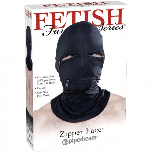 Zipper Face Hood by Pipedream - or-05406170000