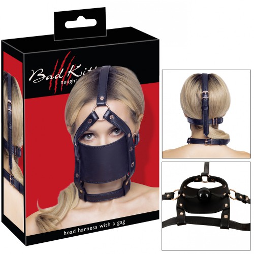 head harness with a gag by Bad Kitty - or-24933731001