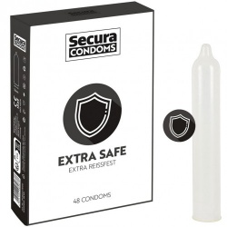 Transparante Extra sterke condooms van Secura - 48 stuks - or-04166220000