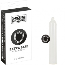 Transparante Extra sterke condooms van Secura - 12 stuks - or-04166140000