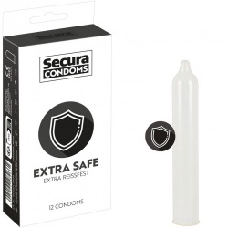 12 Transparent, extra-strong condoms by Secura - or-04166140000