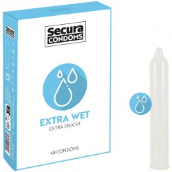 Secura Extra Wet condooms - 48 stuks - or-04165920000