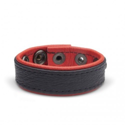 Soft Leder Cockring Rot von SaXos - os-1702