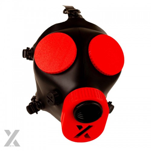 Heavy RED XTRM Rubber Mask MK2 - mk2red