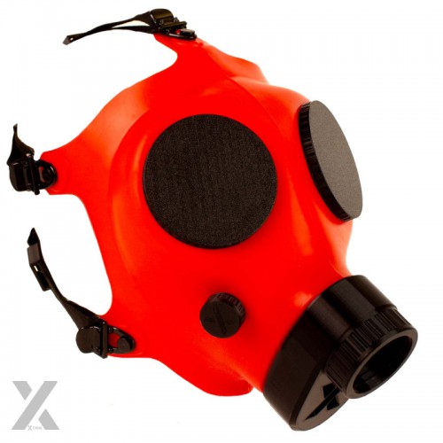 Heavy BAD Red XTRM Rubber Mask MK7