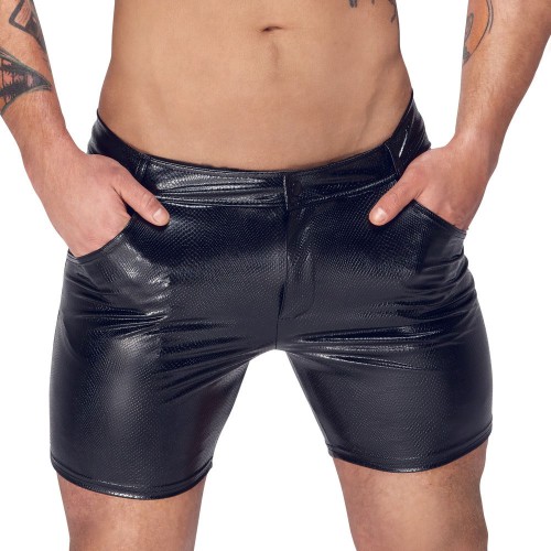 Shorts in a snakeskin look by NOIR Handmade - or-21332371721