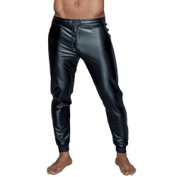 Comfy trousers in a powerwetlook by Noir Handmade - or-21402681711