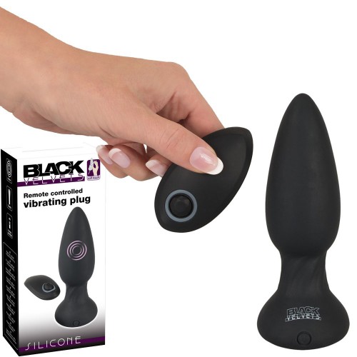 Remote controlled vibrating plug by Black Velvets - or-05964000000