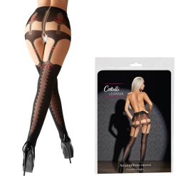 Tights with Suspender Straps by Cottelli - or-25103401621