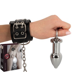 Cuffs & Plug by Fetish Collection - or-24931951001