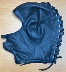 Full-leather Open Face Mask - nl-777