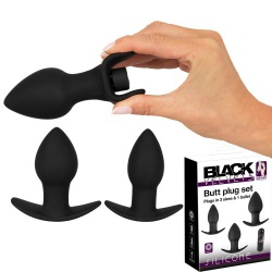 Vibrating Butt plug set by Black Velvets - or-05563510000
